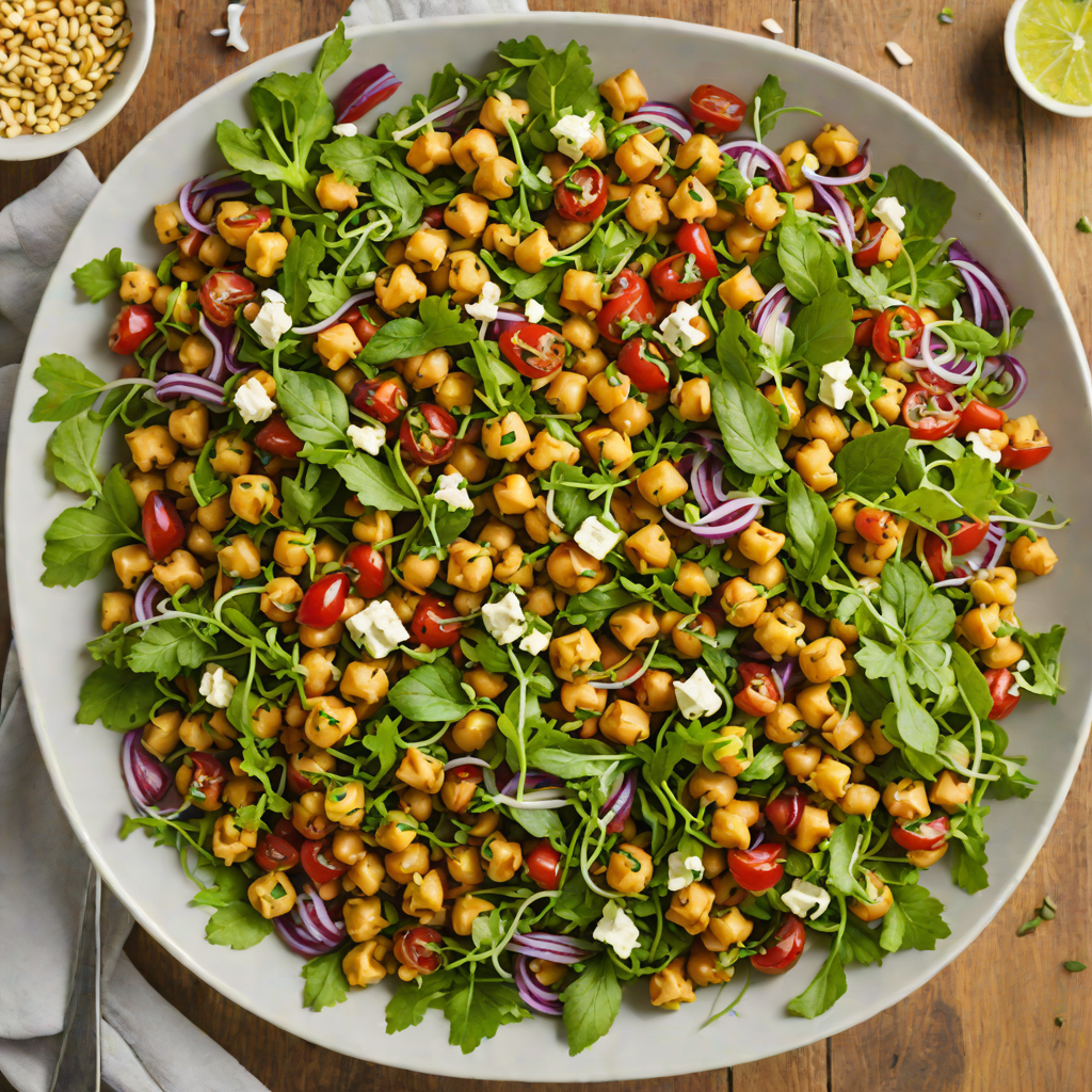 Merriam-Webster Herb-Roasted Mediterranean Chickpea Salad