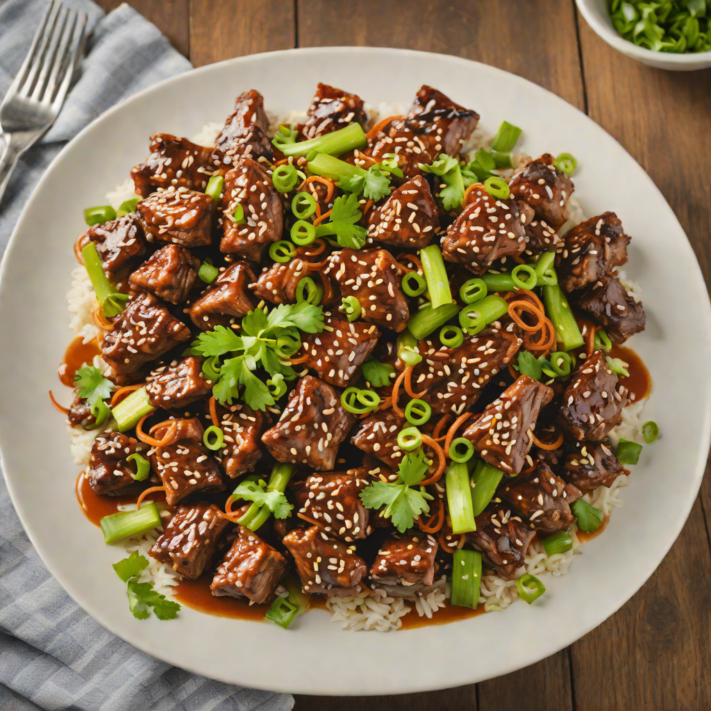Gluten-Free Asian Stir-Fried Back Rib Tips with Ginger and Scallions