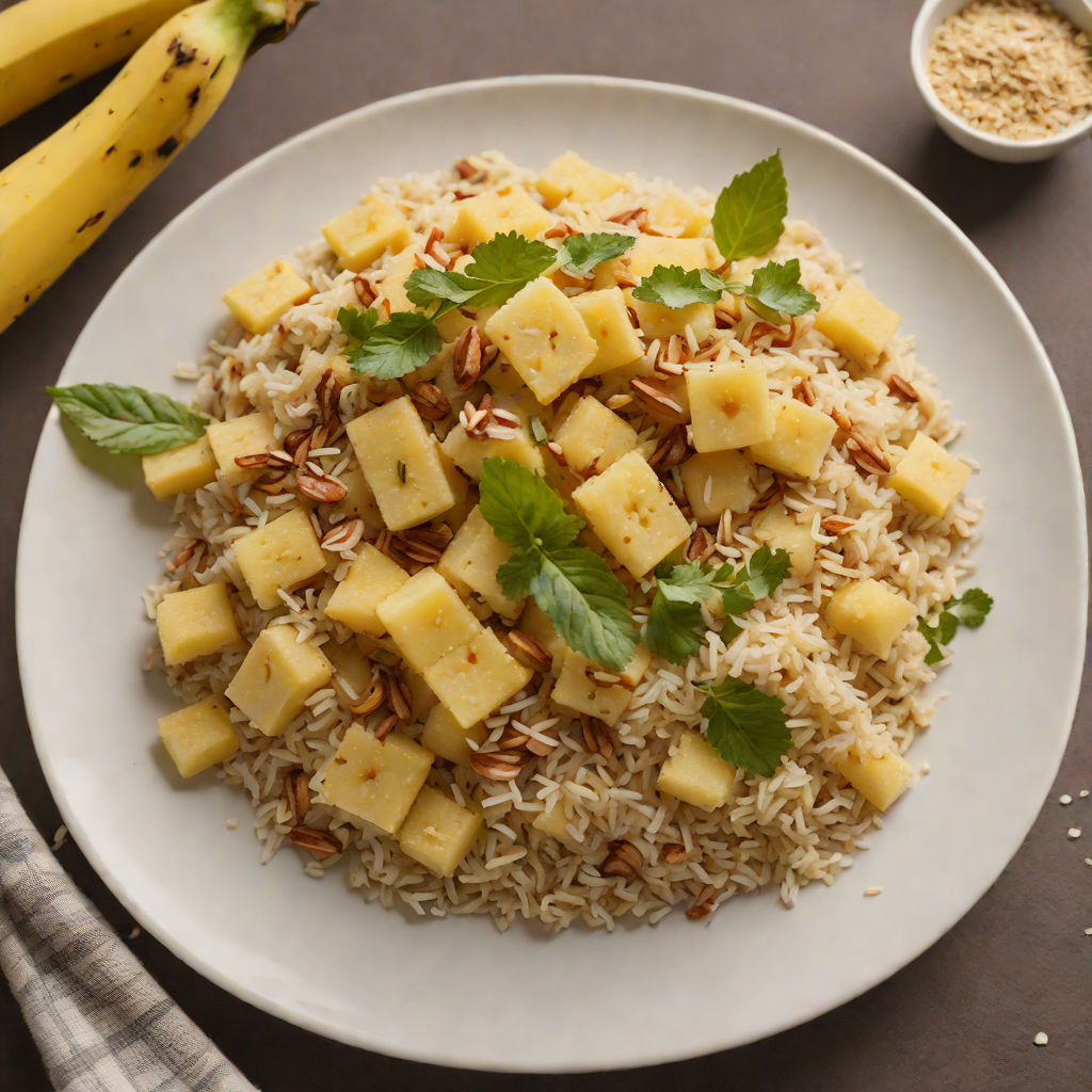 Farofa de Banana with Toasted Cassava Flour