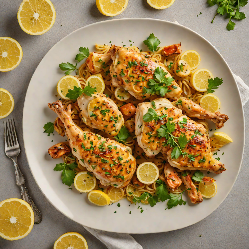 Sautéed Garlic Butter Chicken with Lemon Zest