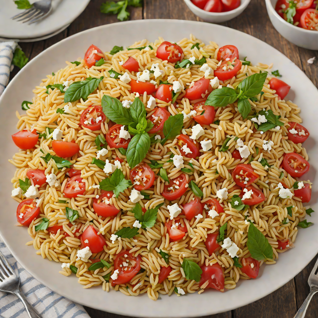 One-Pot Greek Orzo with Tomatoes and Feta