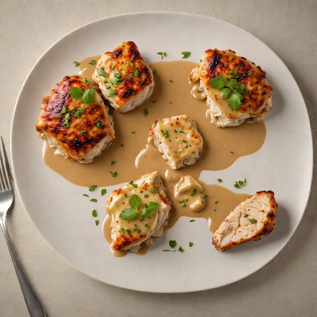 Pan-Seared Chicken with Old Bay Spiced Butter Sauce