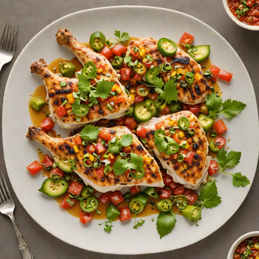 Pan-Seared Chicken with Charred Jalapeño Salsa