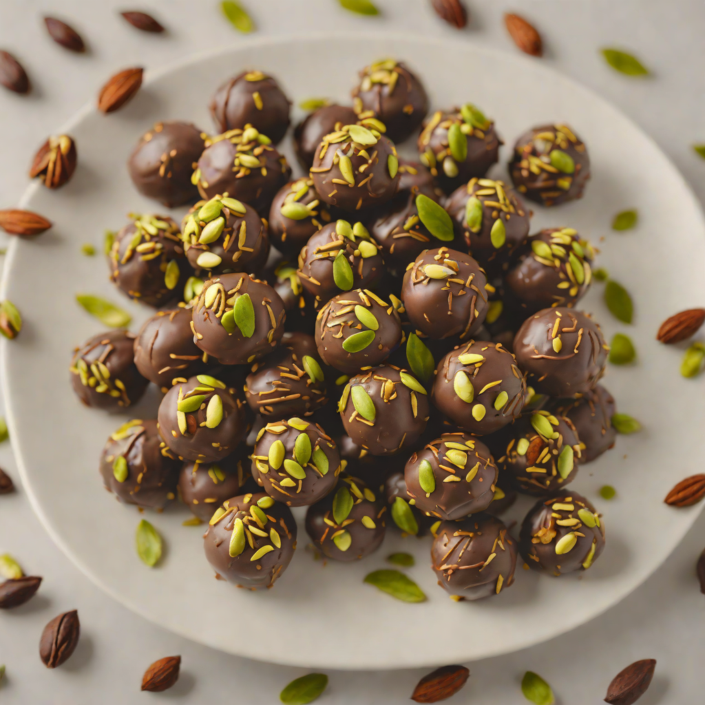 Chocolate Pistachio No-Bake Energy Bites