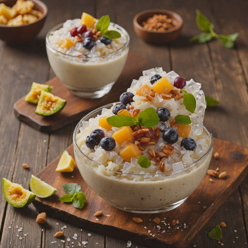 Halo-Halo with Crushed Ice and Sweetened Beans