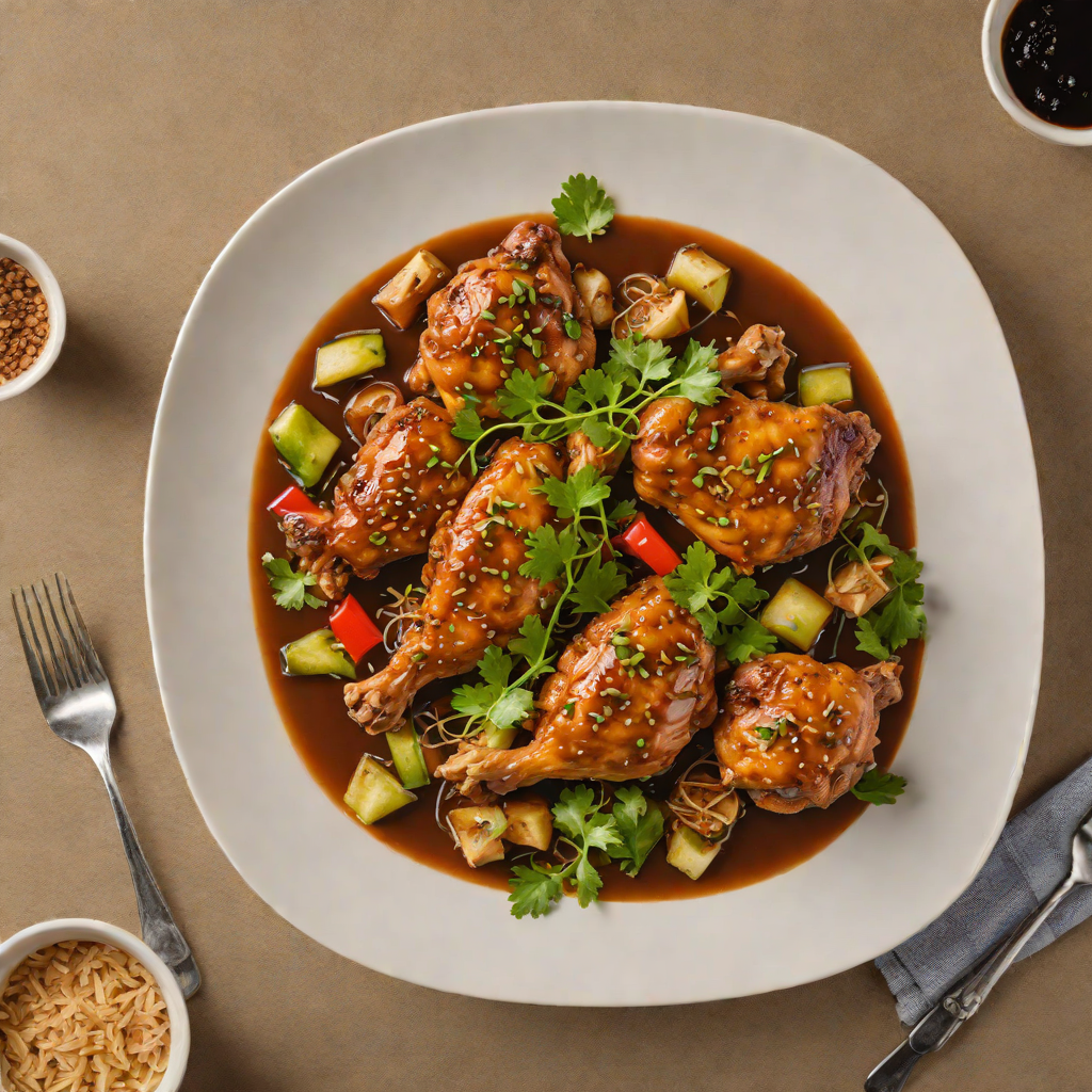 Coffee-Infused Doro Wat Braised Chicken