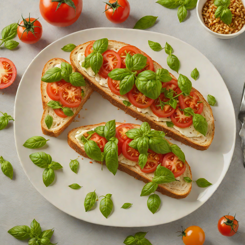 No-Cook Summer Tomato and Basil Sandwich