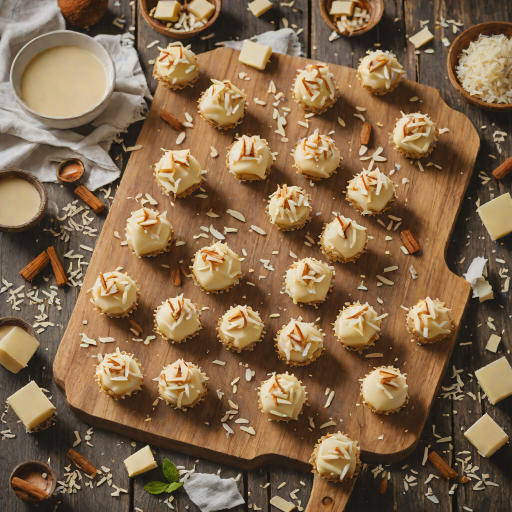 Coconut and White Chocolate No-Bake Bites