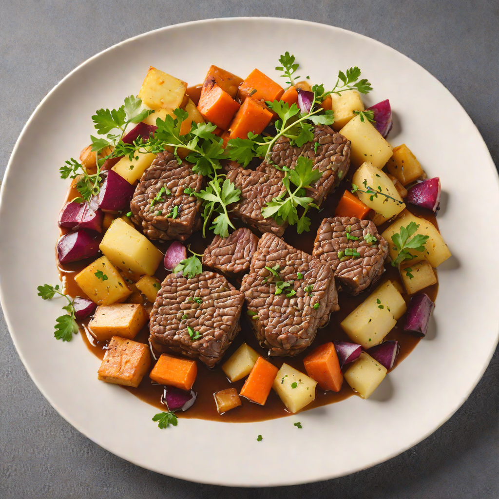 Slow-Braised Northumberland Beef with Root Vegetables