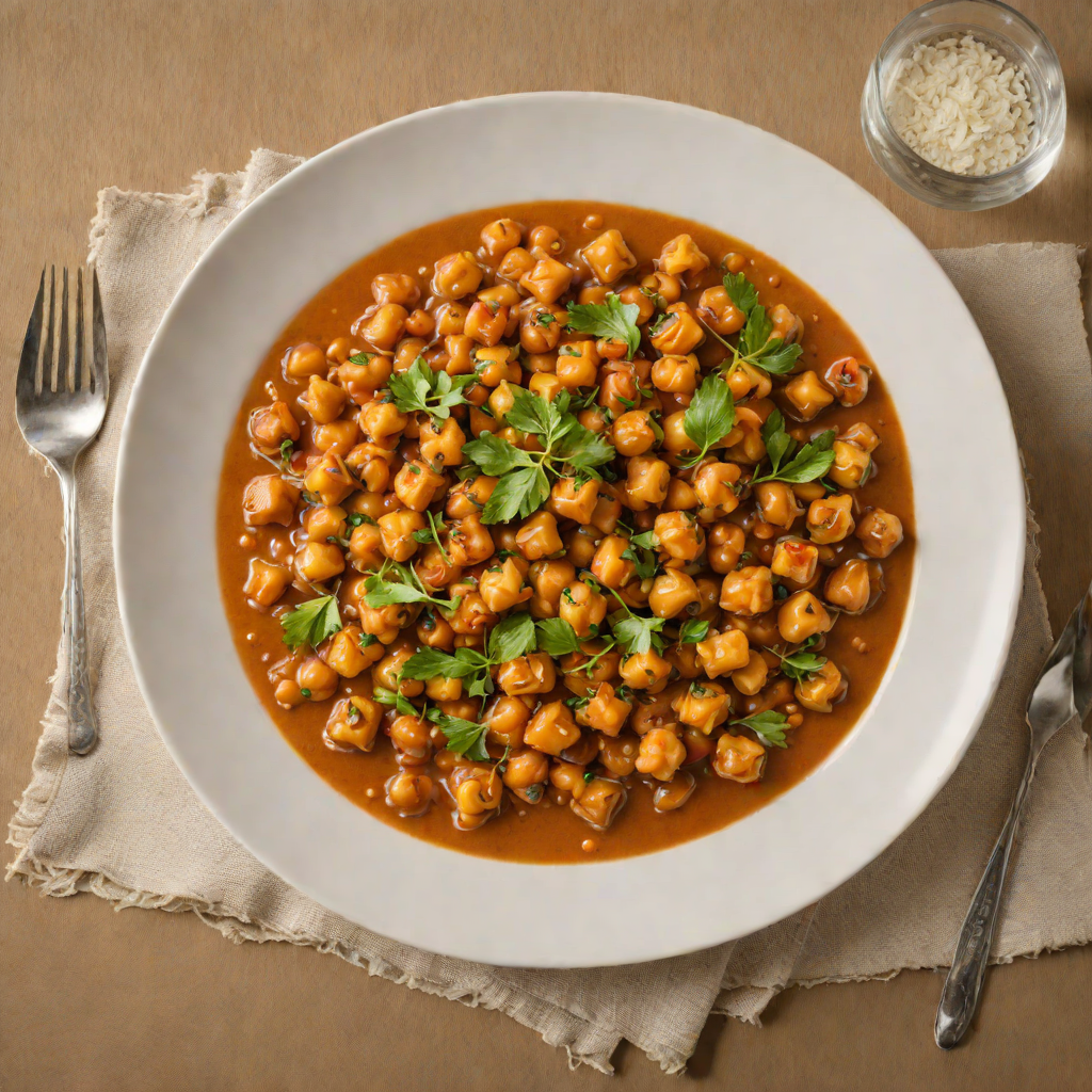 Slow-Roasted Chickpea and Organic Linen Seed Stew