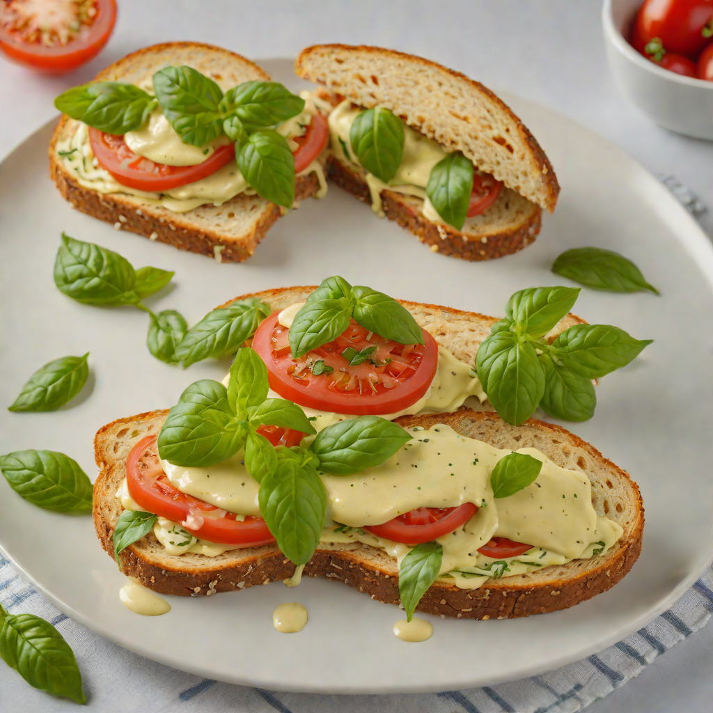 No-Cook Classic Tomato Sandwich with Basil Aioli