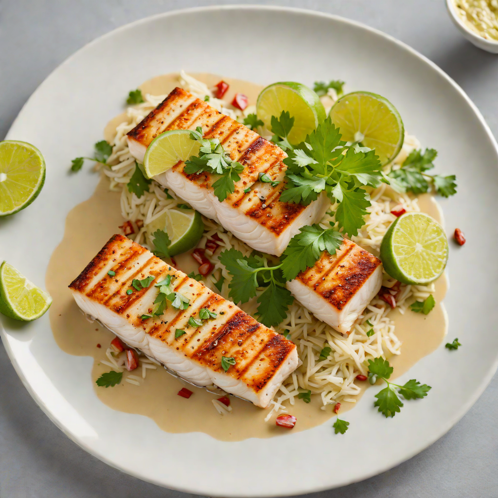 Seared Mahi-Mahi with Coconut Lime Sauce