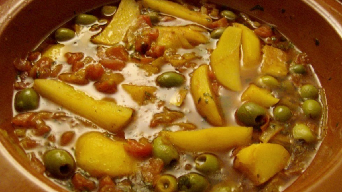 True Mediterranean Vegetable Tagine with Preserved Lemons