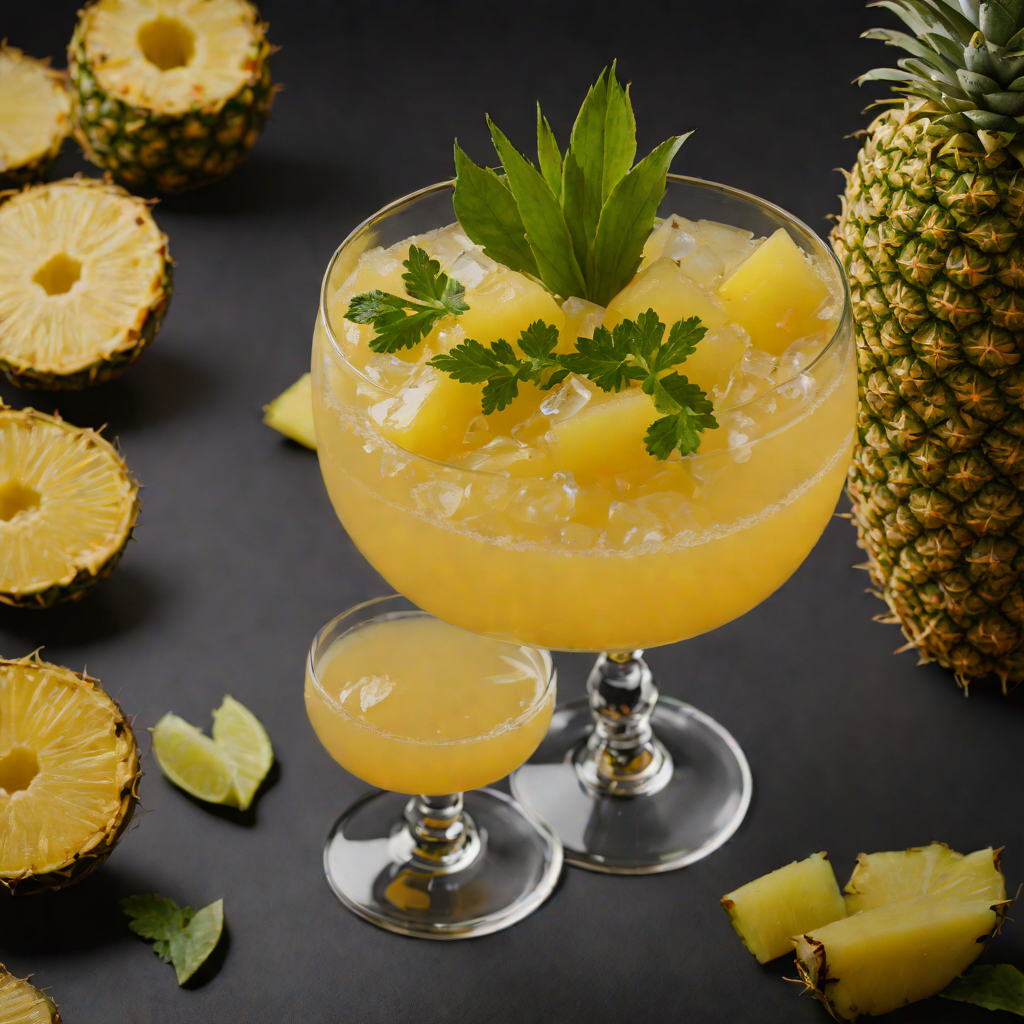 Mezcal-Infused Pineapple Punch Cocktail