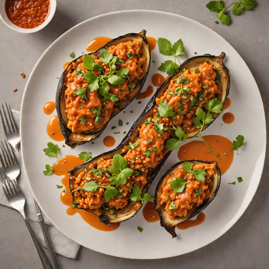 Pan-Roasted Eggplant with Spanish Romesco Sauce