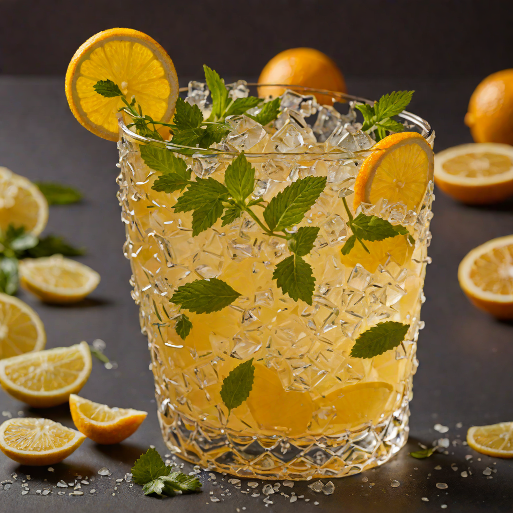 Iced Citrus-Herb Mountain Tea