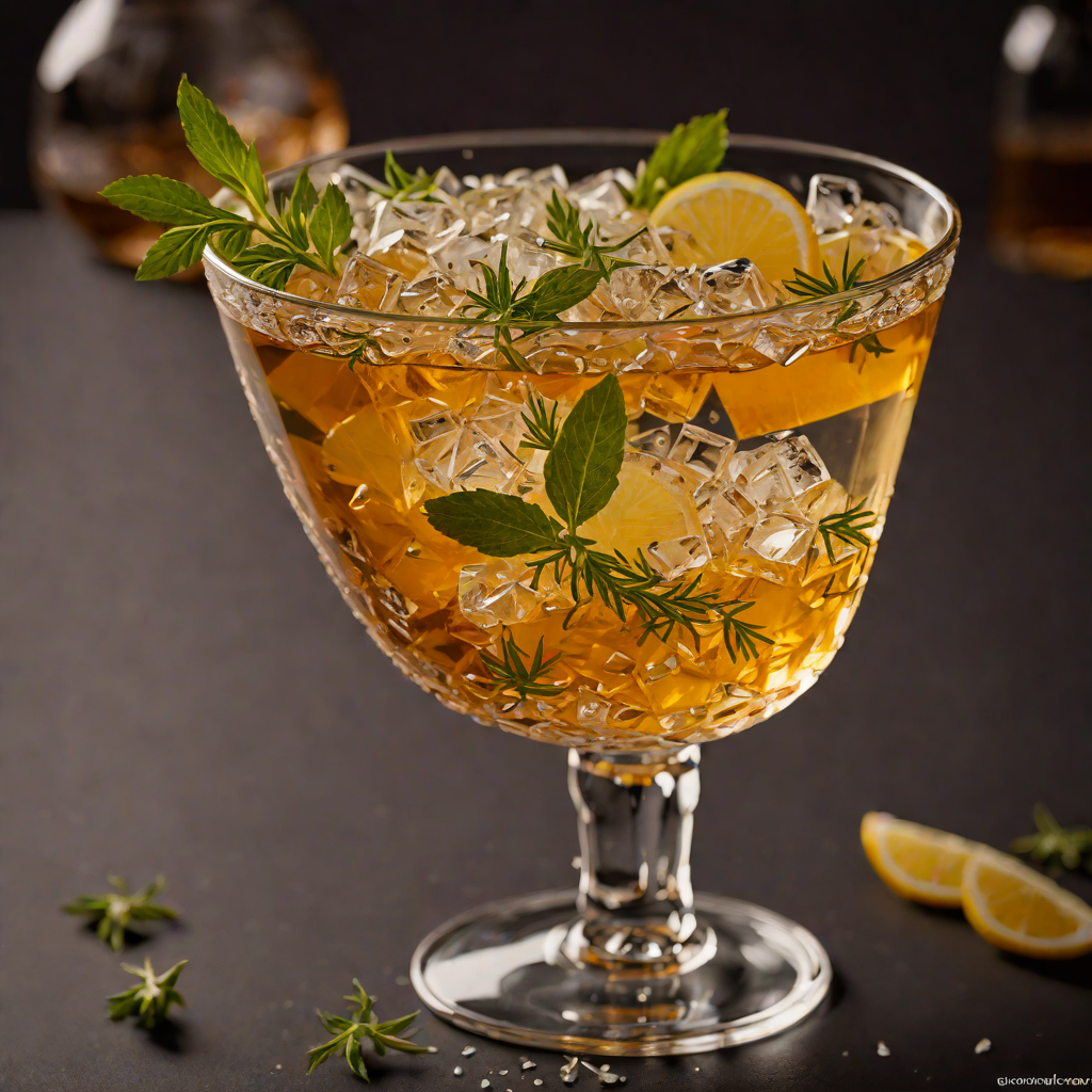 Quinine-Infused Bitter Cocktail with Aromatic Herb Bitters