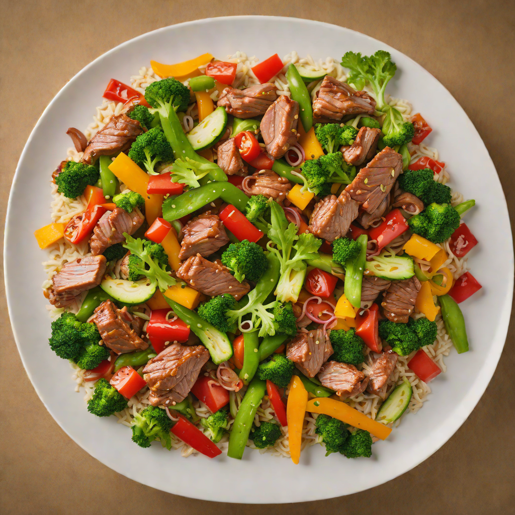 Spiced Pork Stir-Fry with Risk Assessment Vegetables