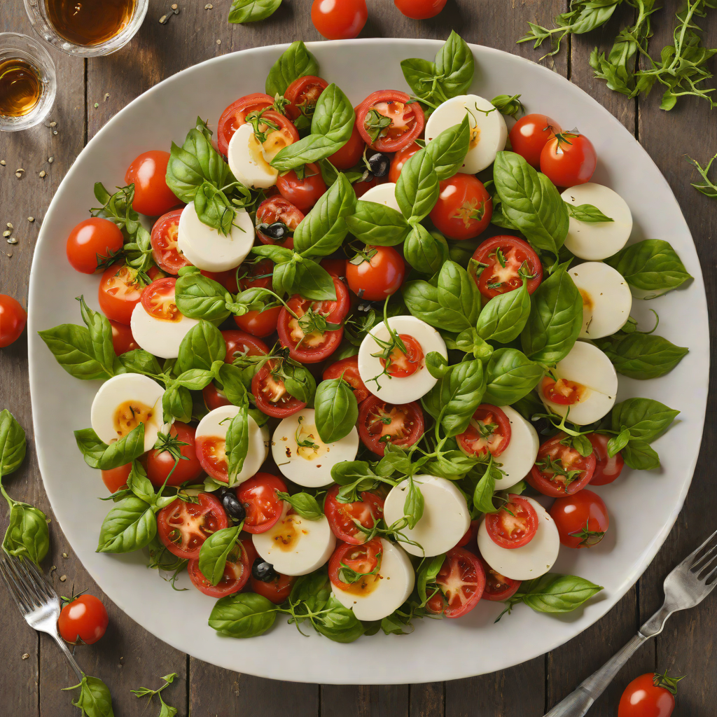 Martini-Style Italian Caprese Salad