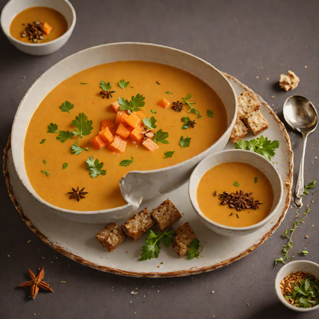 Carrot and Ginger Soup with Warming Spices