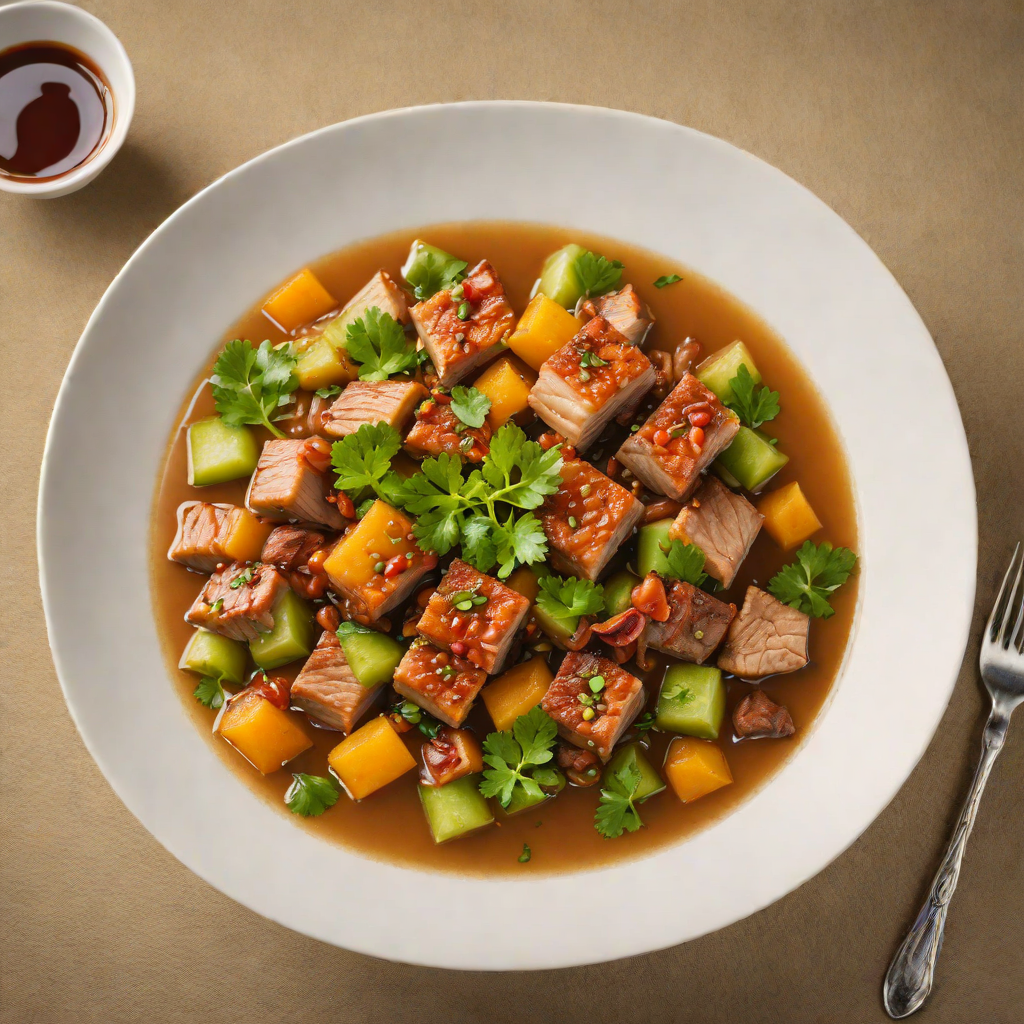 Slow-Braised Bitter Melon and Pork Belly Stew