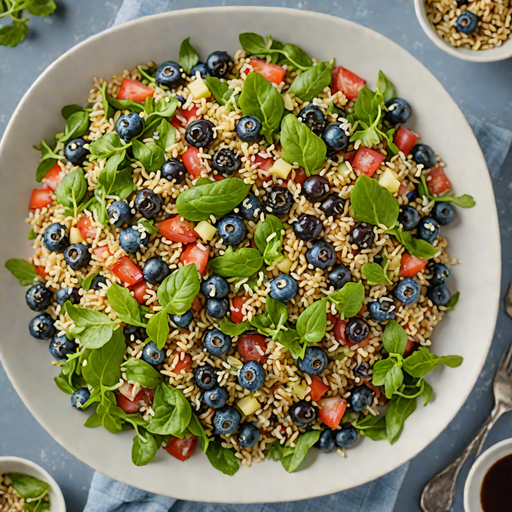 Iced Antarctic Blueberry and Quinoa Salad