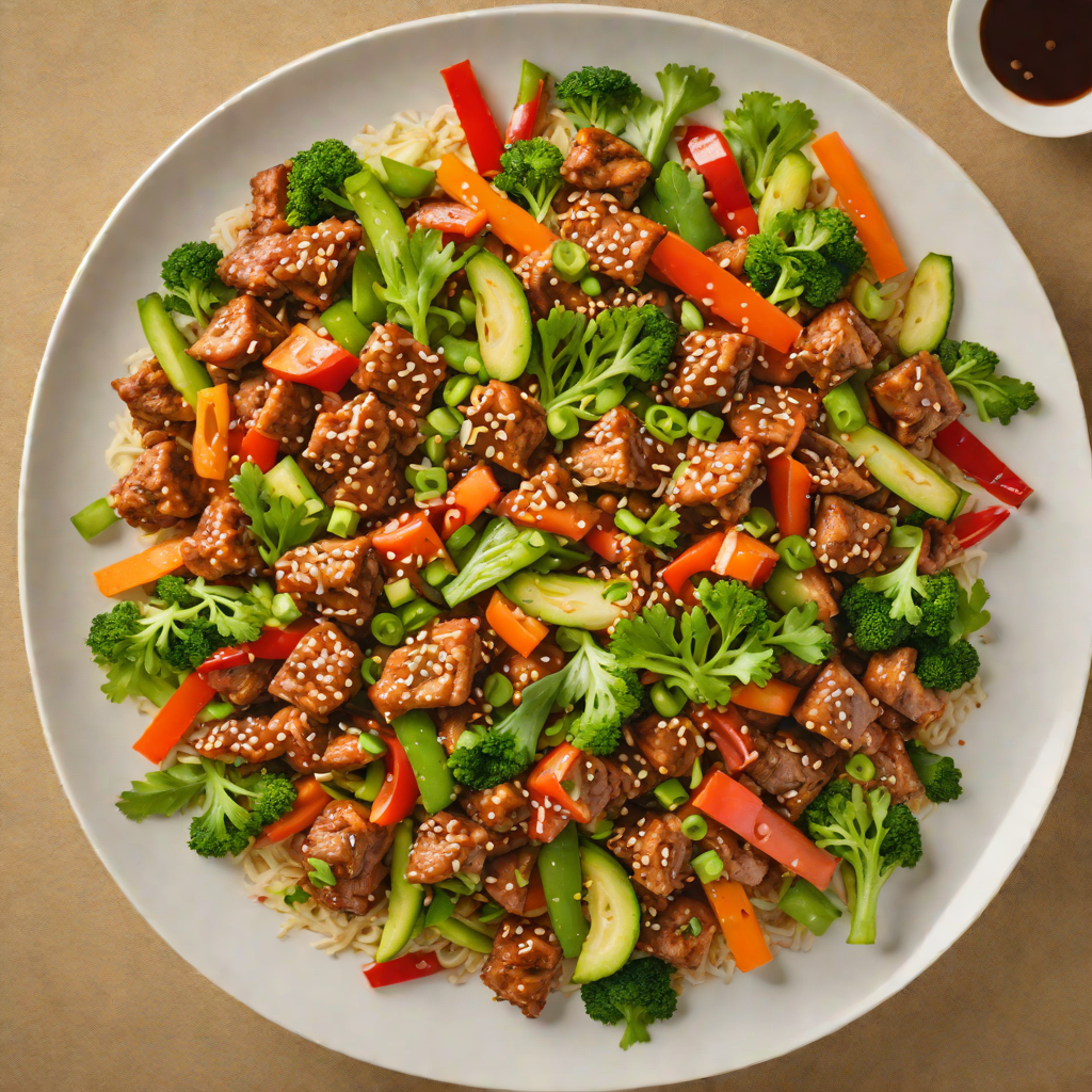 Stir-Fried Korean-Style Spicy Pork with Vegetables