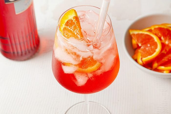 Campari and Vermouth Summer Spritz