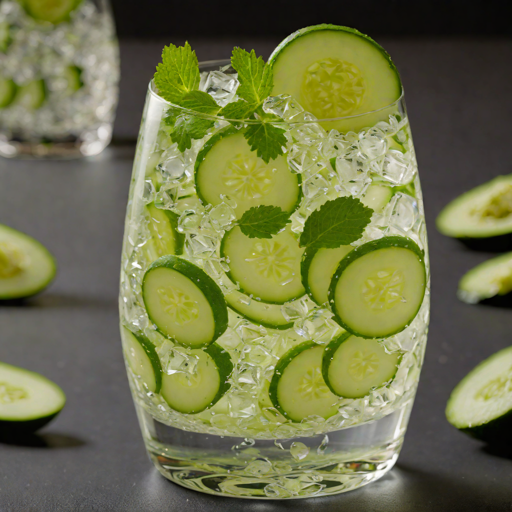 Gin and Tonic Cucumber Fizz Cocktail
