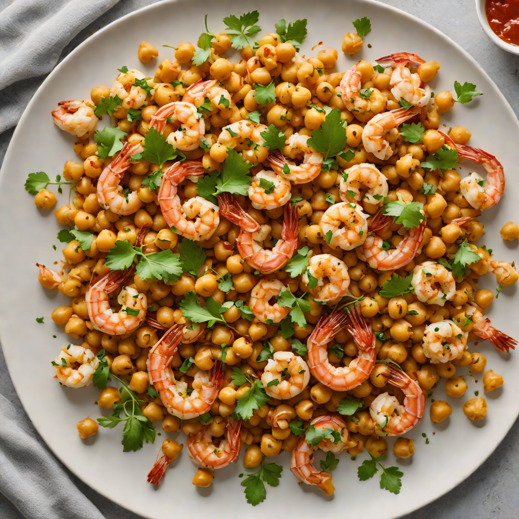 Sheet Pan Harissa-Spiced Shrimp with Chickpeas