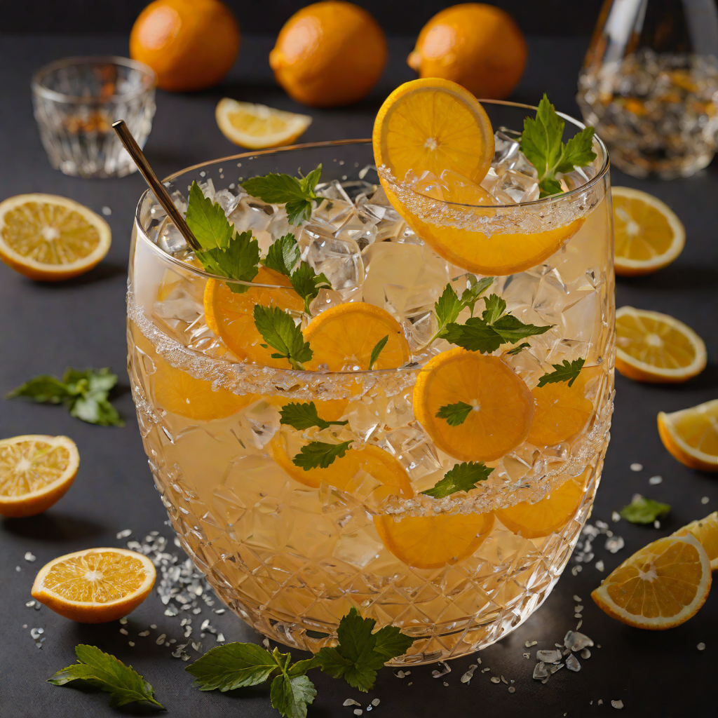 Mezcal-Spiced Citrus Punch Bowl