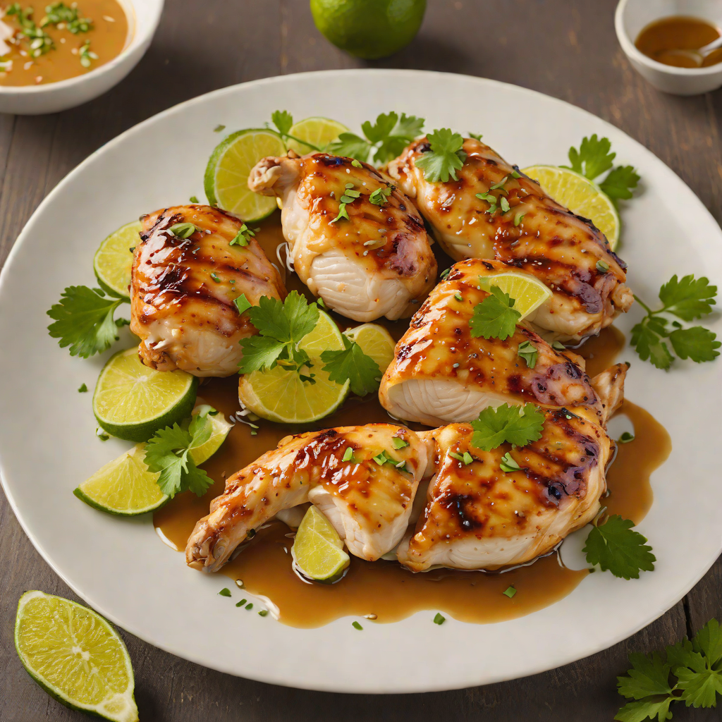 Pan-Seared Chicken with Honey and Lime Glaze