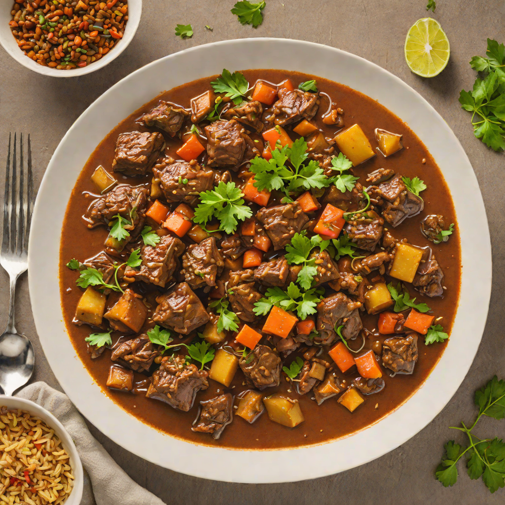 Braised Nigerian-Style Spiced Goat Stew