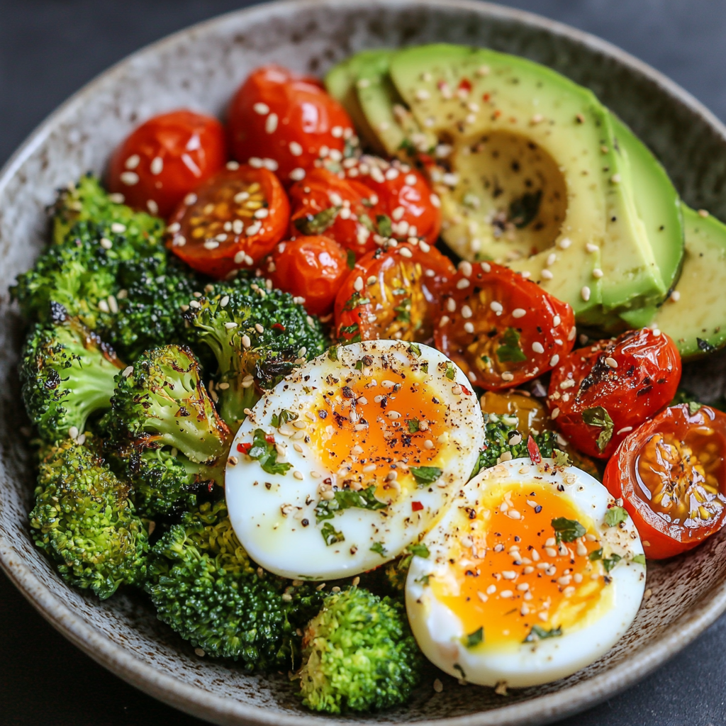 Hydrating Roasted Veggie & Avocado Bowl