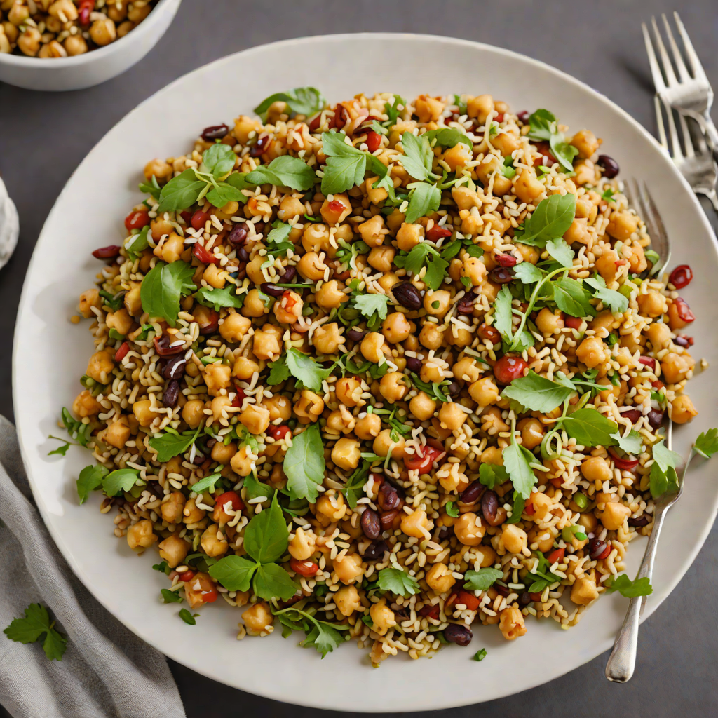 No-Sugar Spiced Chickpea and Quinoa Salad