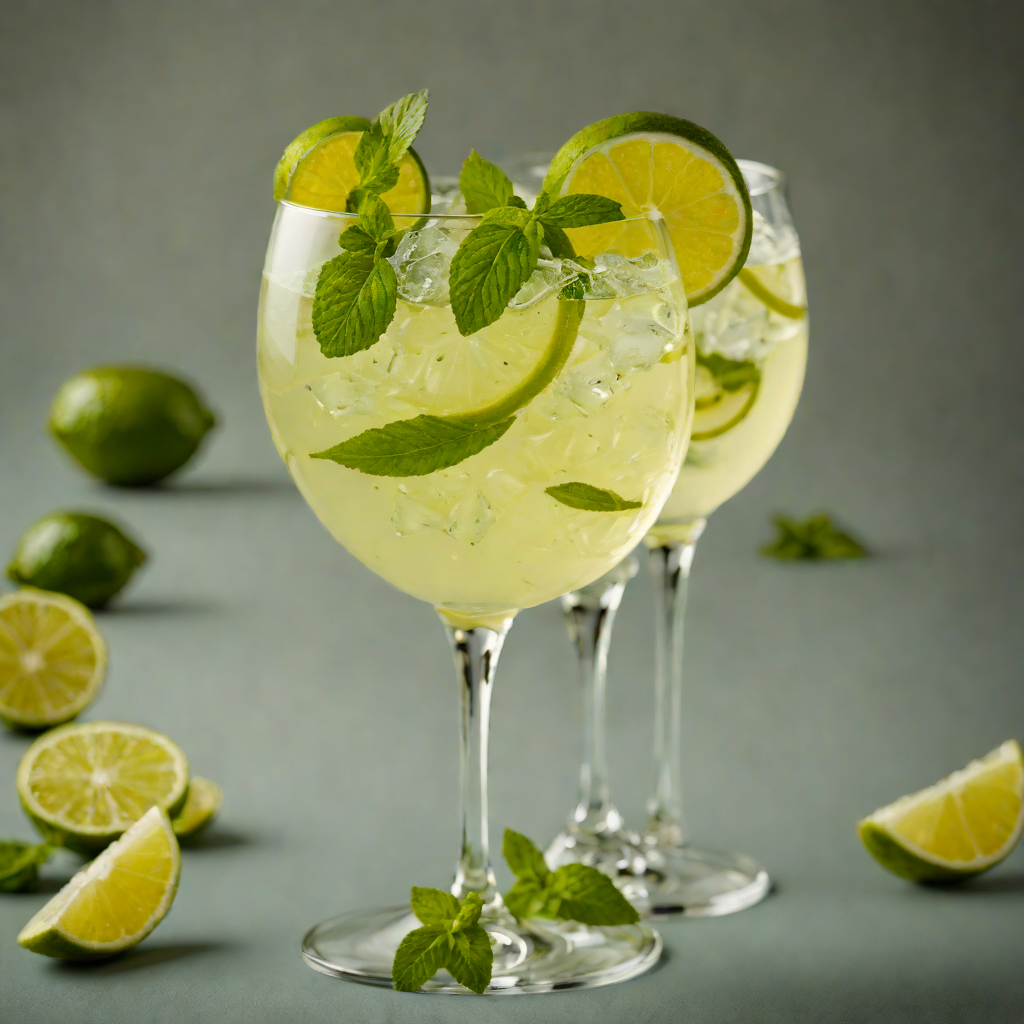 Lime and Mint Limoncello Spritz