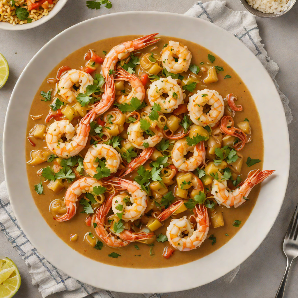 Slow Cooker Bayou Shrimp Étouffée