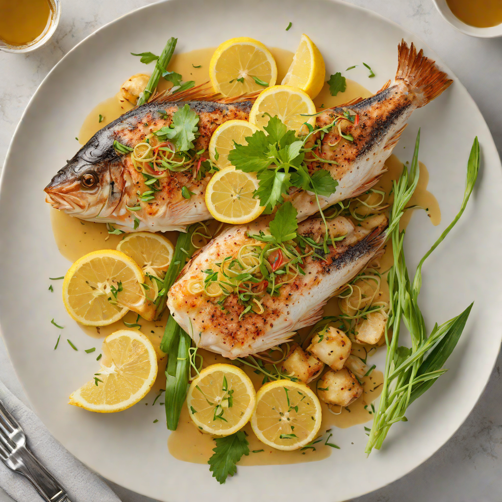Pan-Seared Catfish with Lemongrass and Ginger