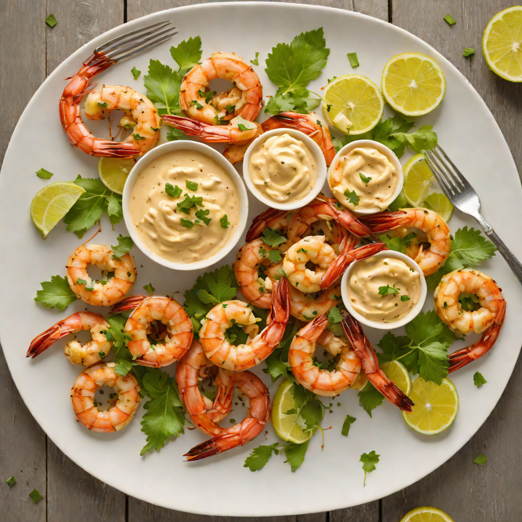 Grilled Cajun-Spiced Shrimp with Louisiana Remoulade