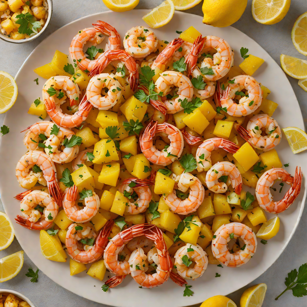 Cajun-Spiced Shrimp Boil with Lemon and Garlic