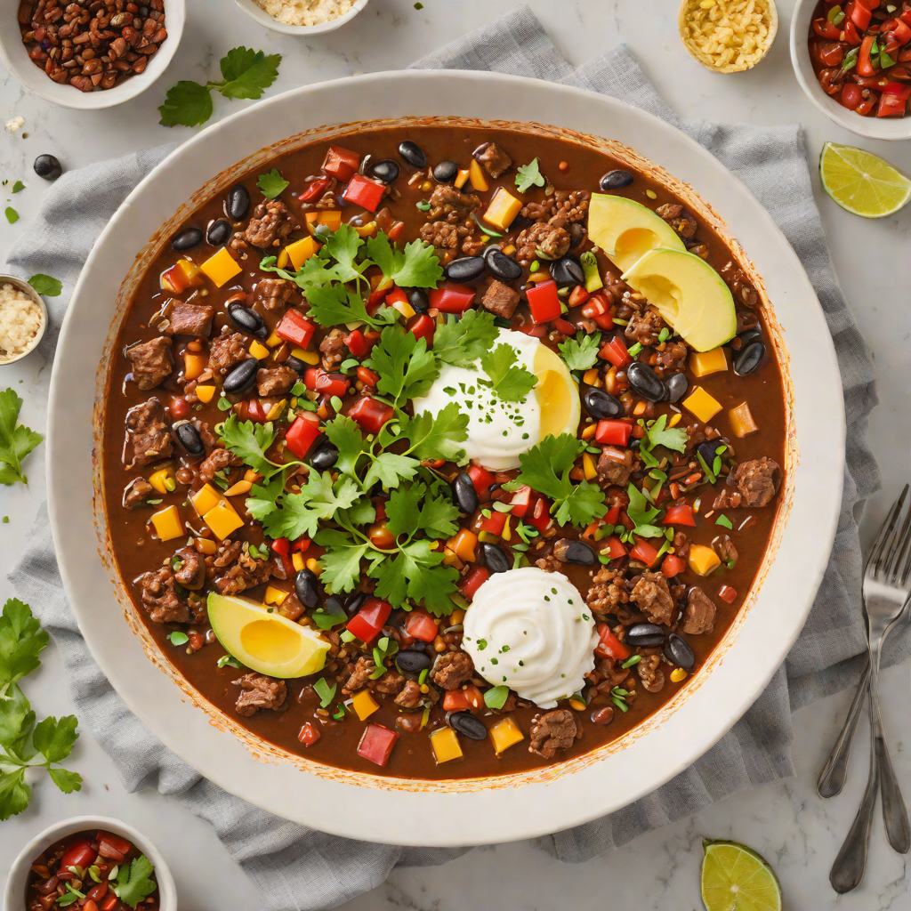 One-Pot Chili-Spiced Beef and Black Bean Skillet