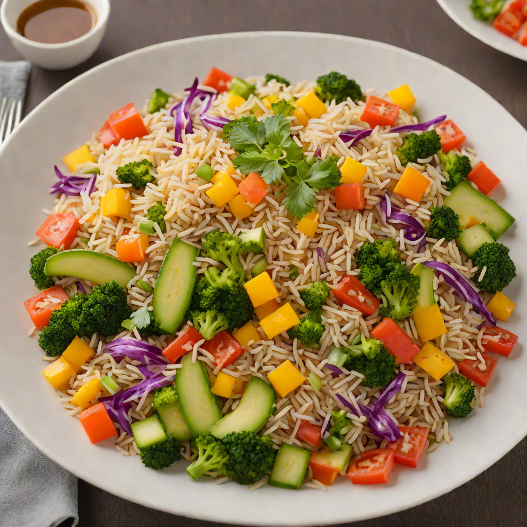 Rainbow Veggie Rice Bowl