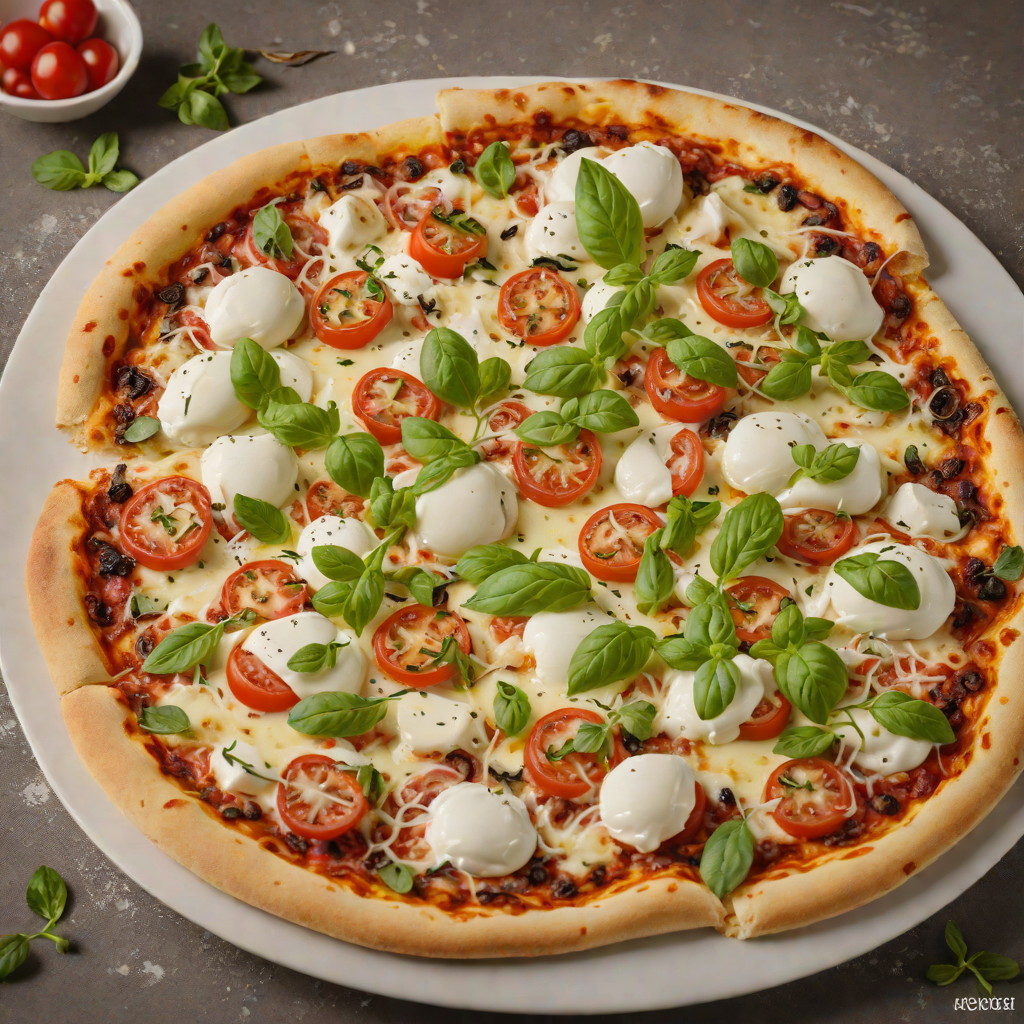 Napoli-Style Pizza with Fresh Mozzarella and Oregano
