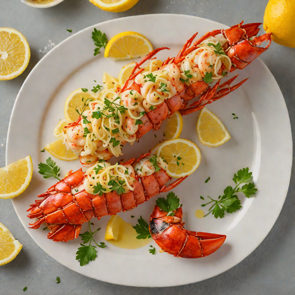 Sautéed Lobster Tail with Garlic Butter and Lemon Zest