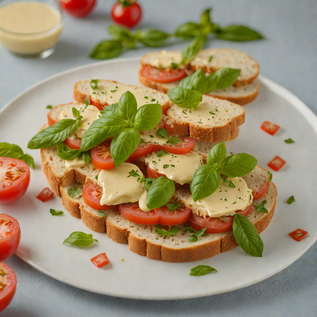 No-Cook Classic Tomato Sandwich with Basil Mayo