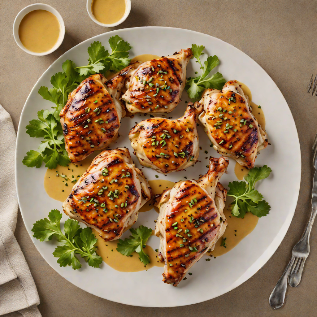 Maple-Glazed Grilled Chicken with Mustard Seed Rub