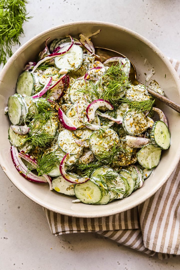 Minted Cucumber & Yogurt Salad