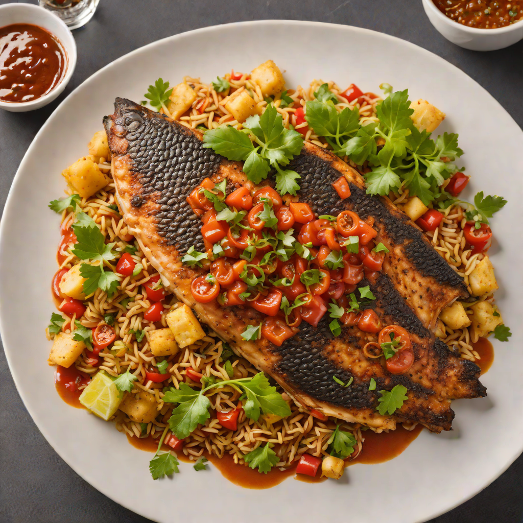 Pan-Fried Tilapia with Spicy Ghanaian Shito Sauce