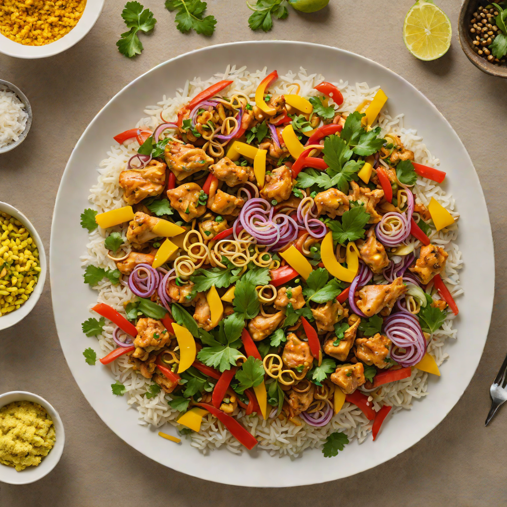 Burmese Ginger Chicken Stir-Fry with Shallots and Turmeric