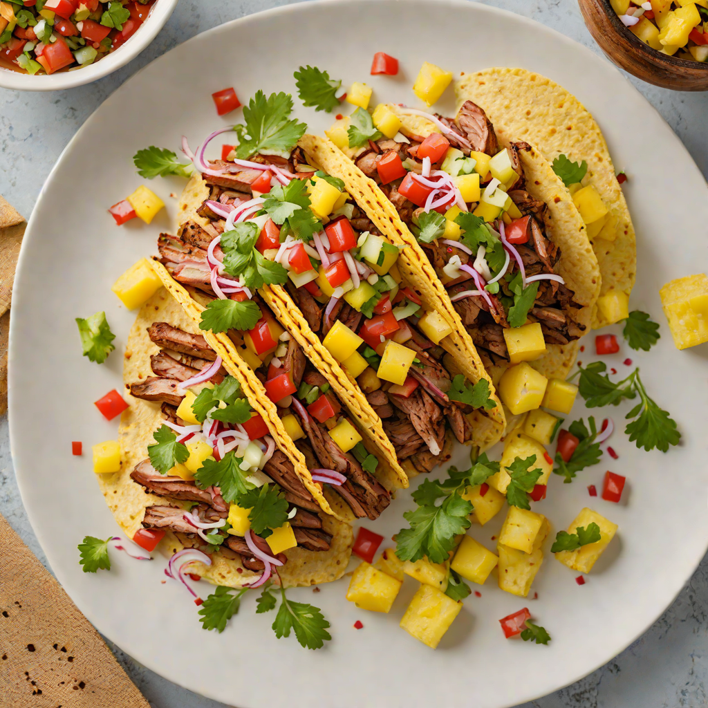 Taco-Grilled Pork Shoulder with Pineapple Salsa